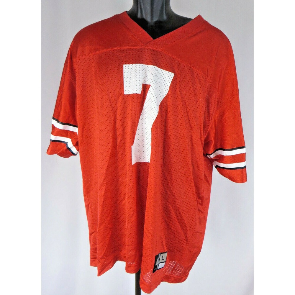 Vtg 90s Adidas Prototype Football Jersey Ohio State Buckeyes Sample Size Large